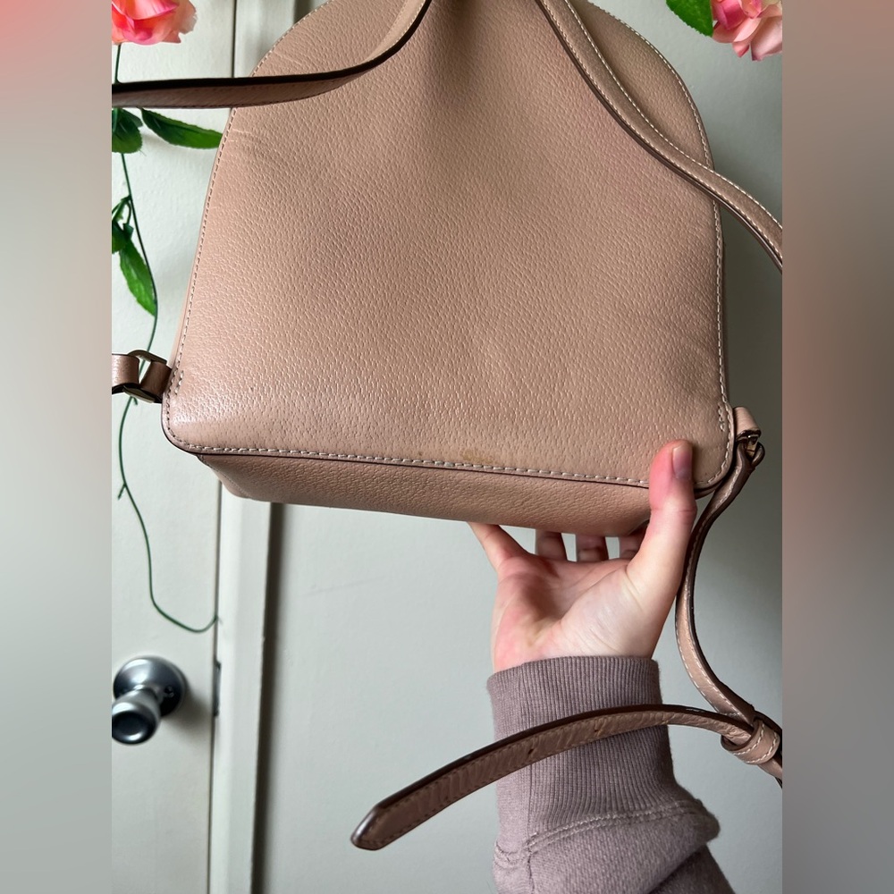 Kate Spade Tan Leather Backpack - Picture 9 of 11